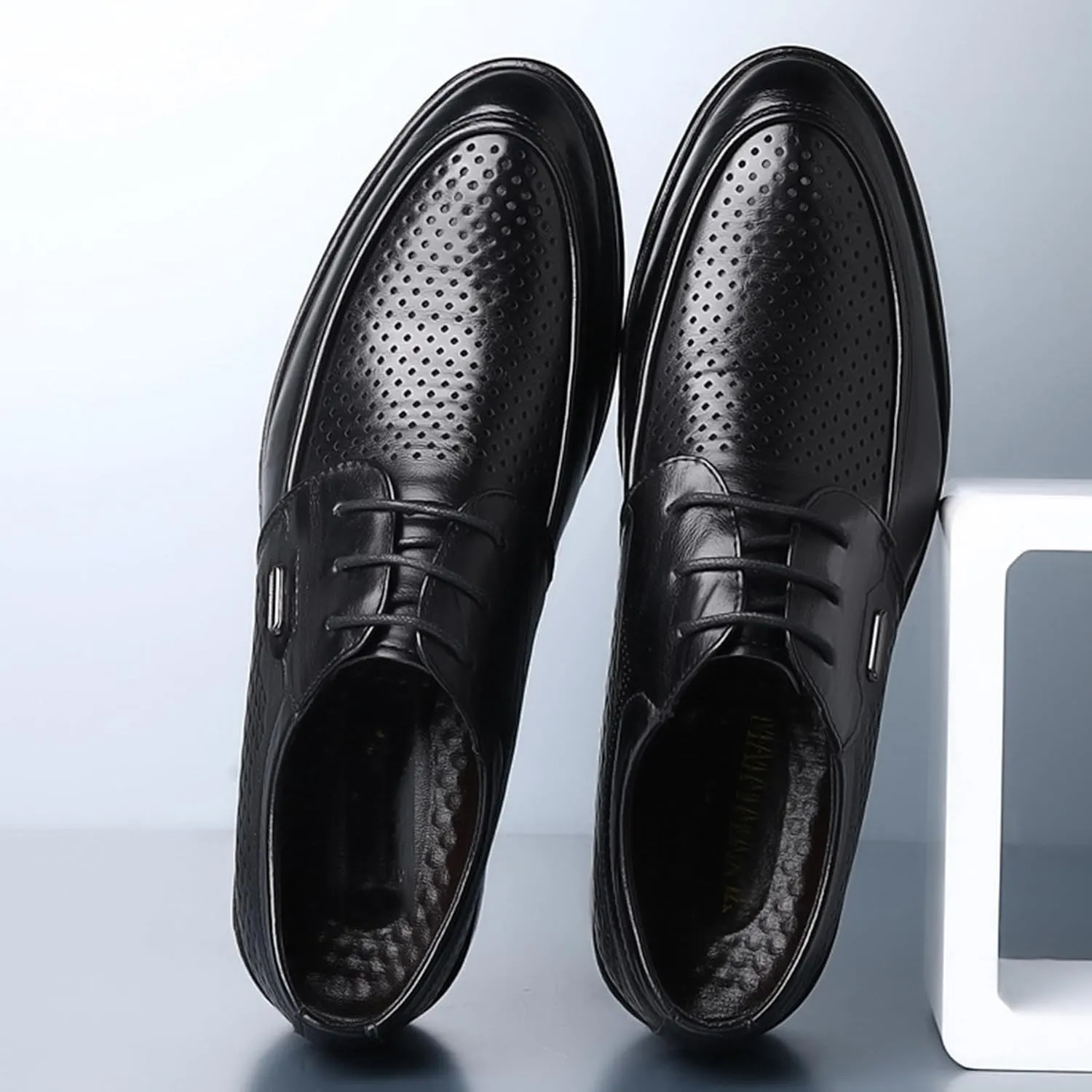 ADMLZQQ Mens Casual Loafers Casual Oxfords for Male Office Business Dress Sneakers