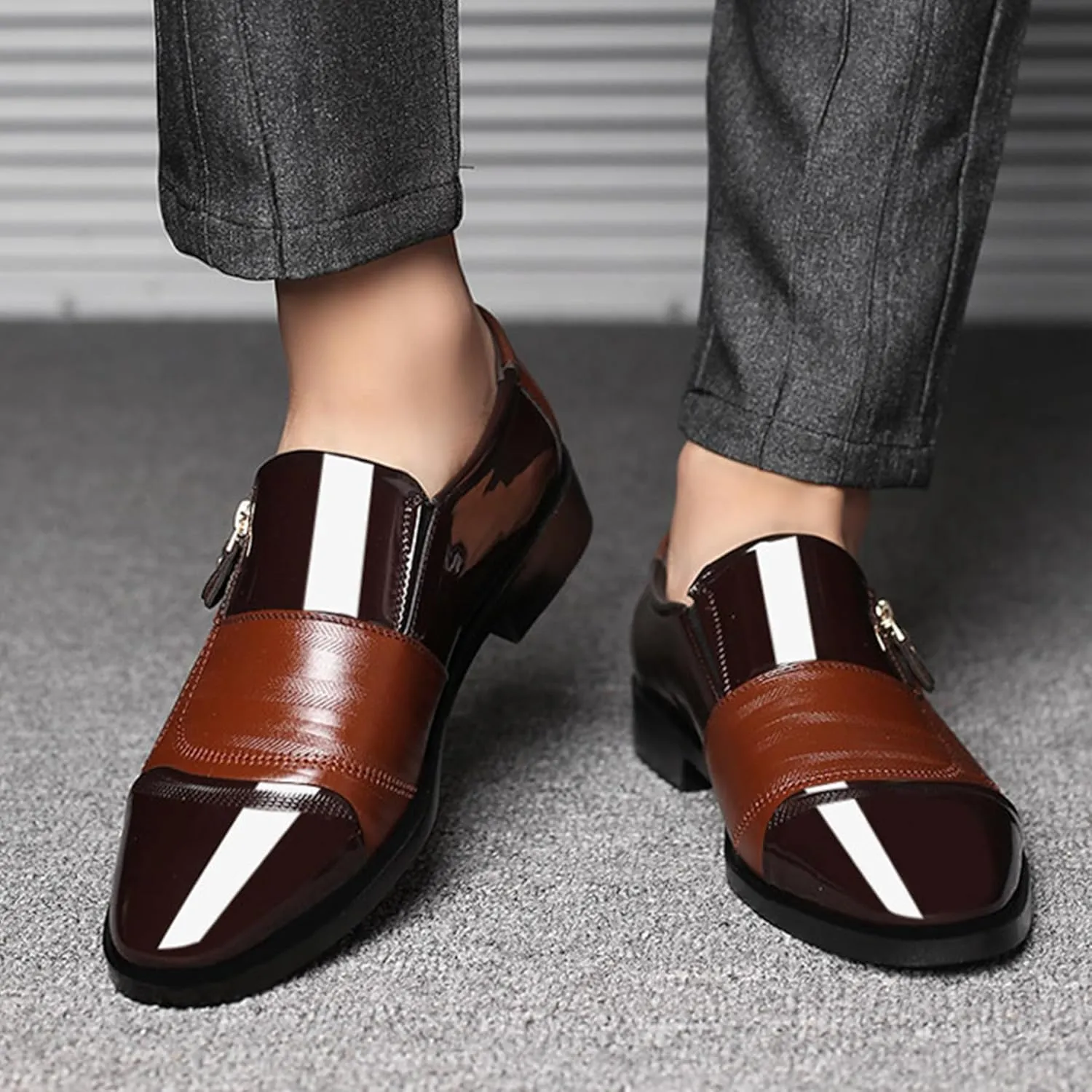 ADMLZQQ Mens Casual Shoes Sneakers Loafers Comfort Walking Shoes for Male Business Work Office Dress