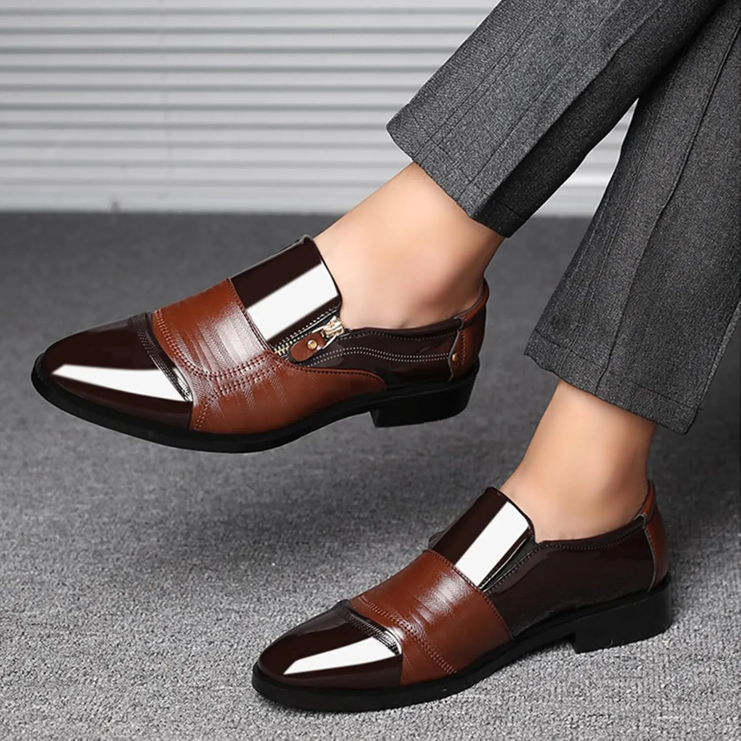 ADMLZQQ Mens Casual Shoes Sneakers Loafers Comfort Walking Shoes for Male Business Work Office Dress