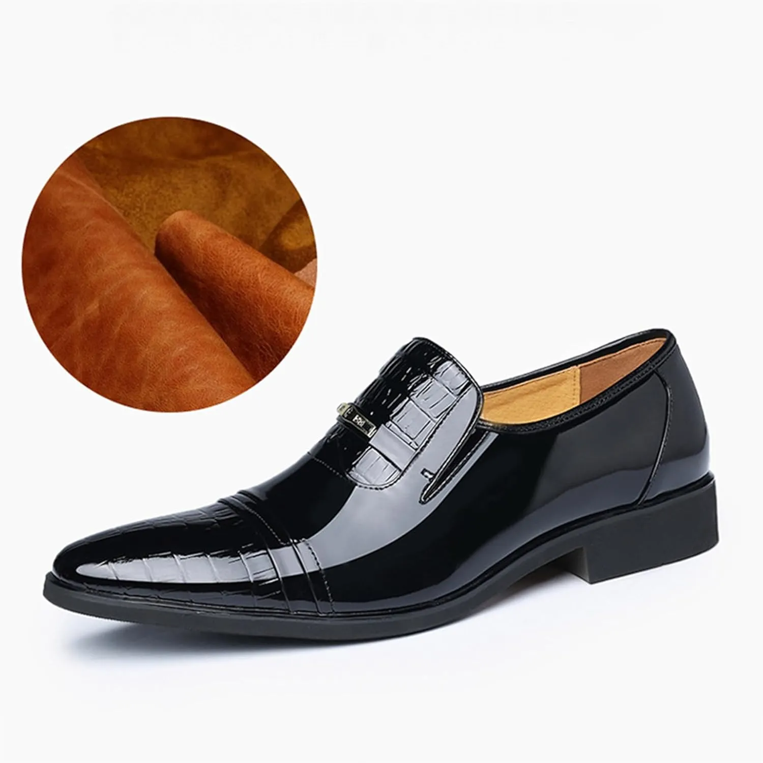 ADMLZQQ Men's Loafer Shoes,Casual Penny Loafers for Men,Slip-On Dress Men Shoes Wedding Shoes