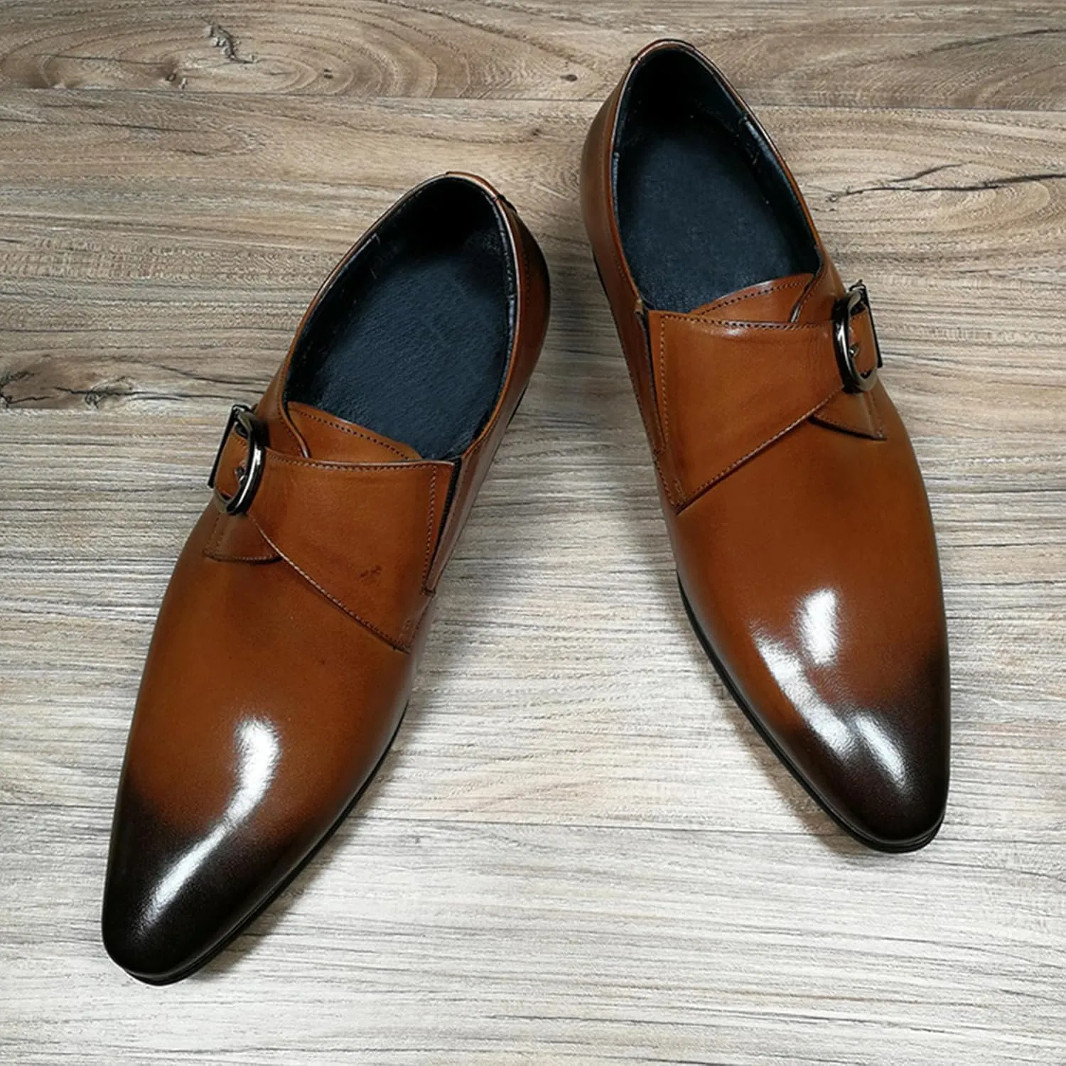 ADMLZQQ Mens Loafers Shoes Mens Dress Loafer Shoes Slip-On Casual Loafer Wedding Shoes