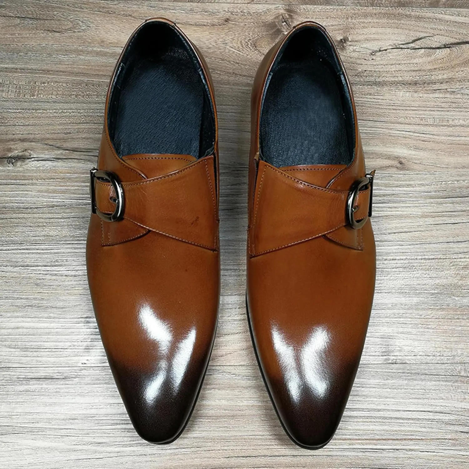 ADMLZQQ Mens Loafers Shoes Mens Dress Loafer Shoes Slip-On Casual Loafer Wedding Shoes