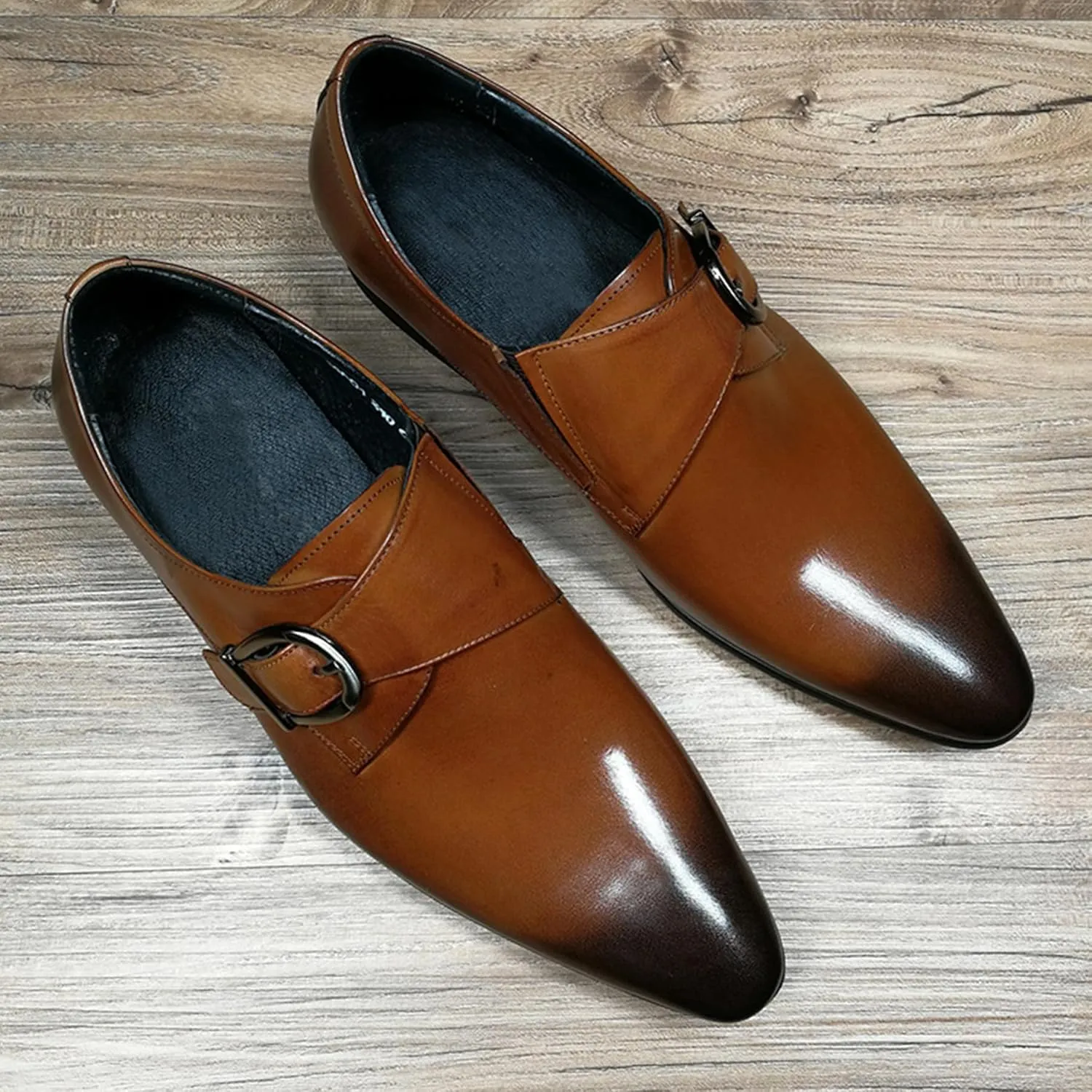 ADMLZQQ Mens Loafers Shoes Mens Dress Loafer Shoes Slip-On Casual Loafer Wedding Shoes