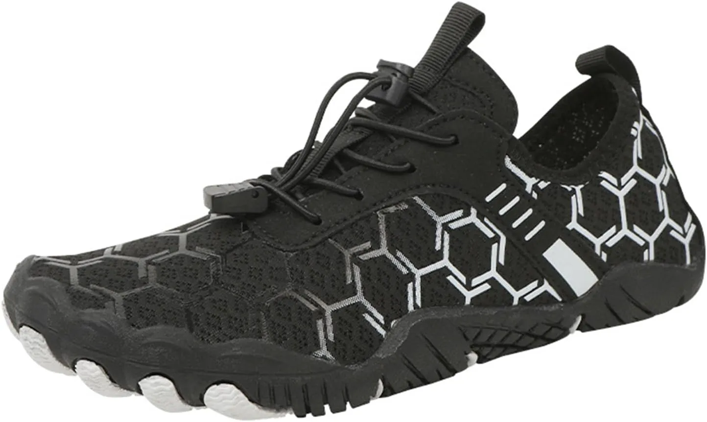 Breathable Barefoot Shoes for Women Men Pro Barefoot Shoes with Wide Toe Box Healthy & Non-Slip Barefoot Shoes Grounded Footwear Barefoot Shoes Quick Dry Zero Drop Trail Running Shoes Hiking Sneakers