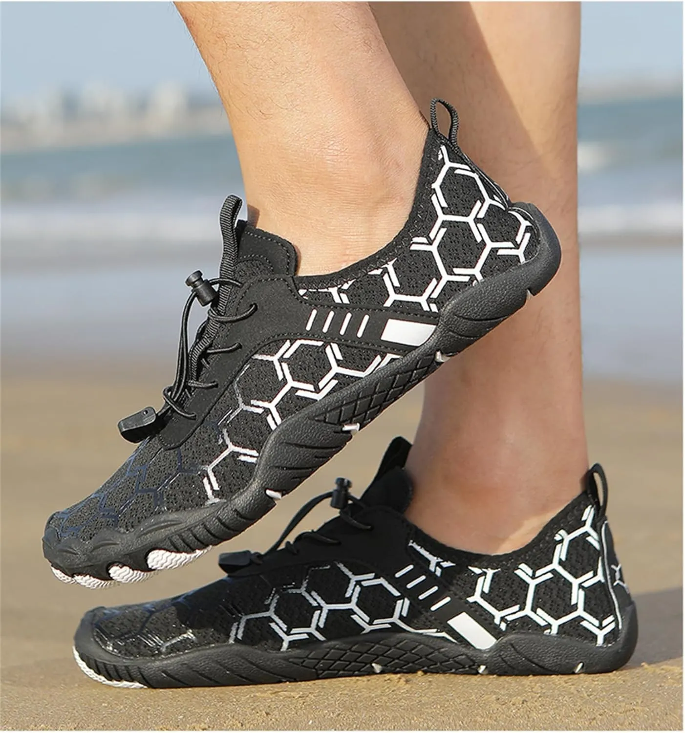 Breathable Barefoot Shoes for Women Men Pro Barefoot Shoes with Wide Toe Box Healthy & Non-Slip Barefoot Shoes Grounded Footwear Barefoot Shoes Quick Dry Zero Drop Trail Running Shoes Hiking Sneakers