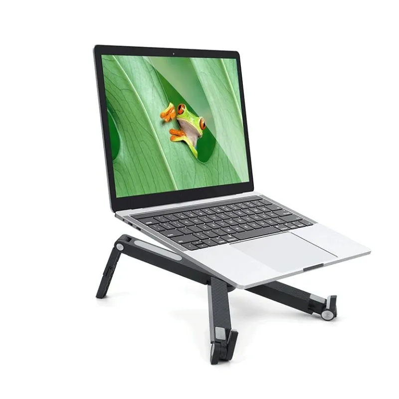 Foldable Non-slip Laptop Stand - Plastic Silicone