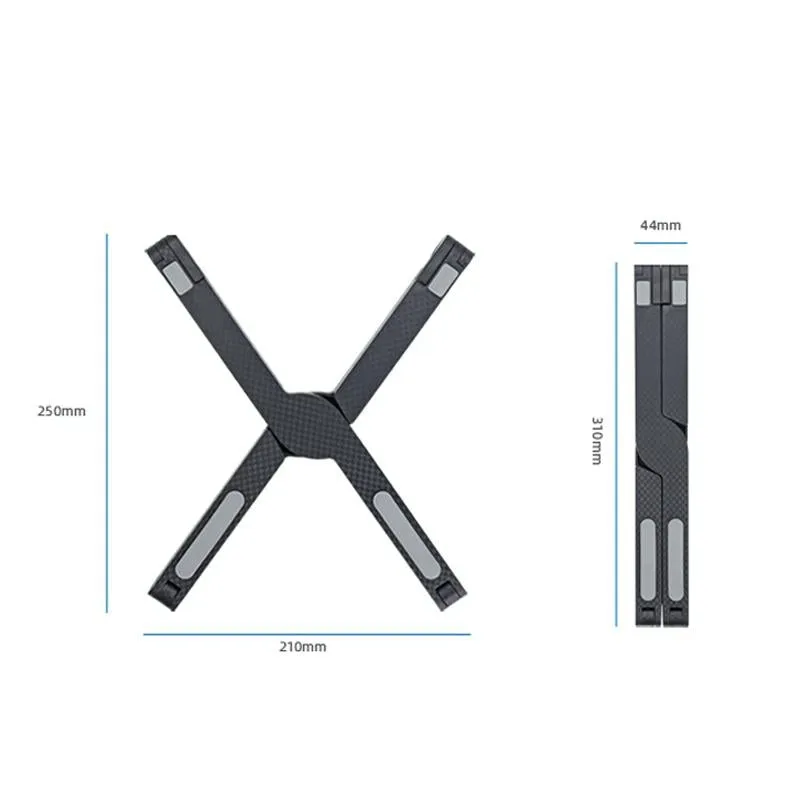 Foldable Non-slip Laptop Stand - Plastic Silicone