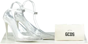 GCDS White Transpallic Rider Pumps UK 6 EU 39 