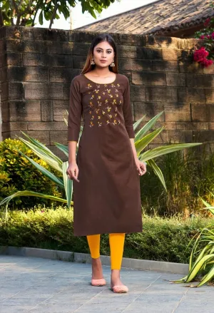 Jinesh Nx Launched Akira Vol 2 Ruby Slub Daily Wear Kurtis Collection