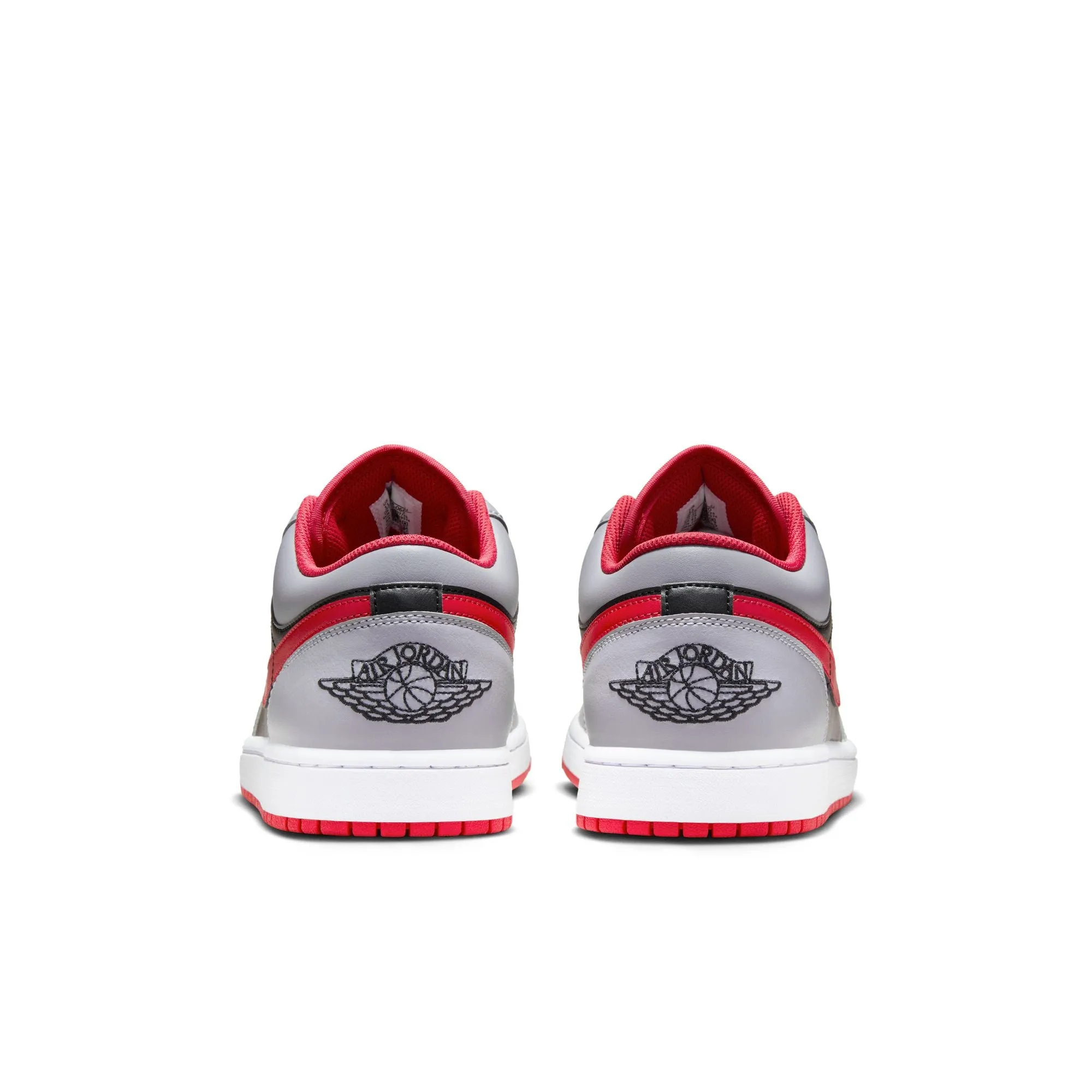 Jordan - Men - Air Jordan 1 Low - Black/Fire Red/White