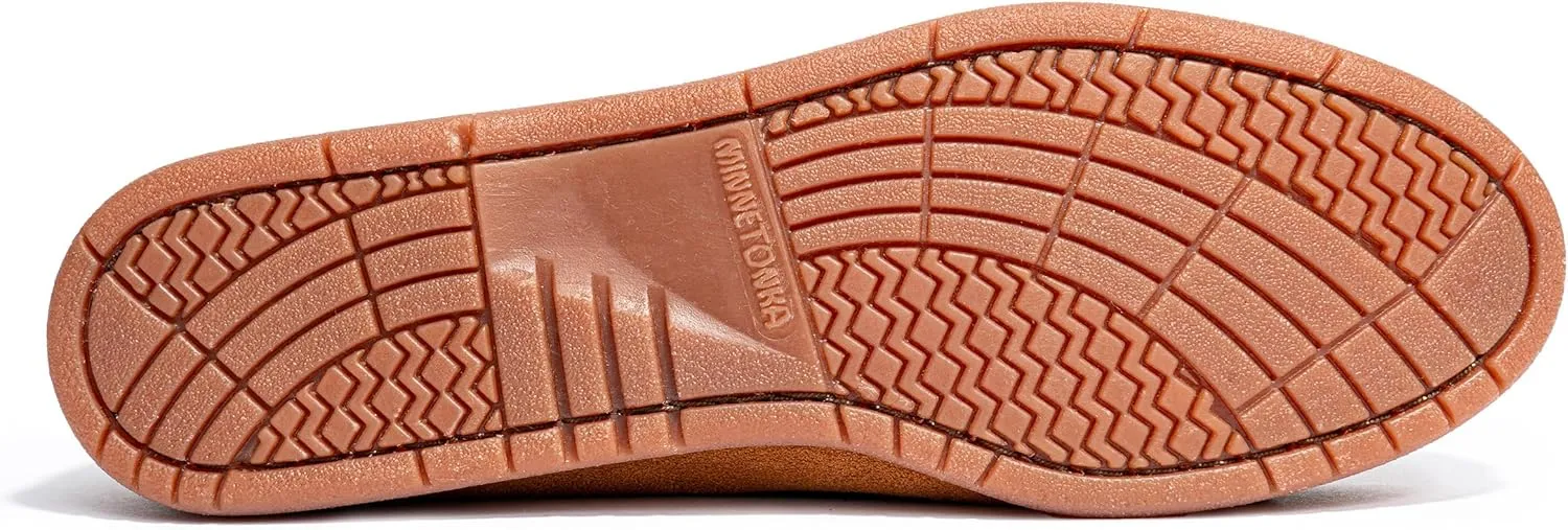 Minnetonka Mellony Penny  Women's Penny Loafer Design, Water and Stain Resistant, Genuine Suede, and Lightweight Sole