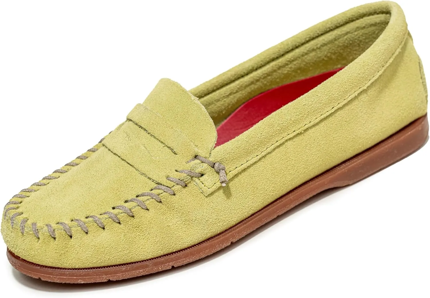 Minnetonka Mellony Penny  Women's Penny Loafer Design, Water and Stain Resistant, Genuine Suede, and Lightweight Sole