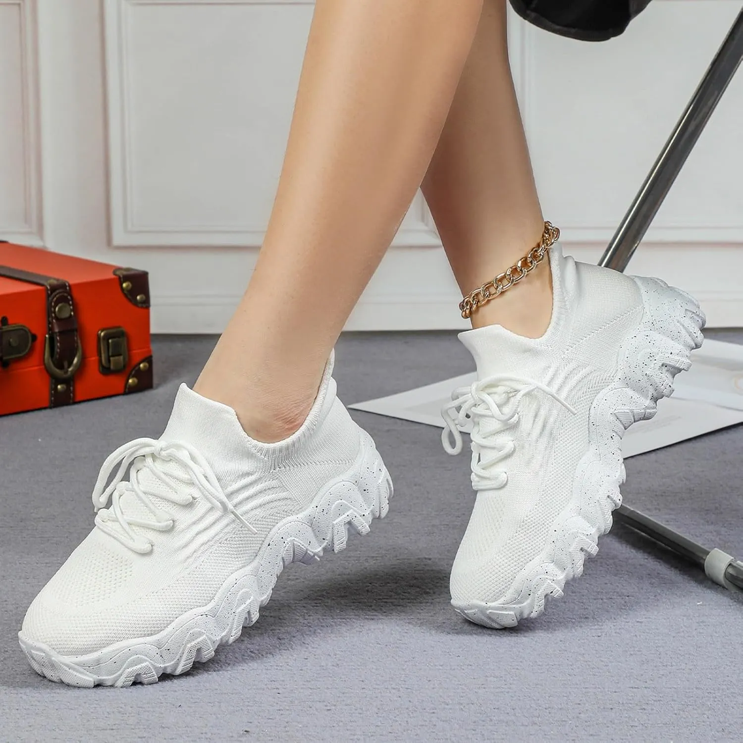 Ortho Pro Women's Shoes, Nurse Babe Shoes, Breathable Mesh Orthopedic Sneakers