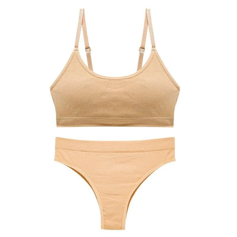 Seamless Wireless Tank Set  Lightweight and Breathable Daily Wear