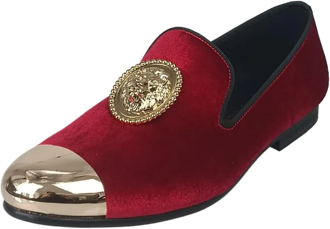 Slip On Formal Dress Shoes Men Velvet Tuxedo Loafers