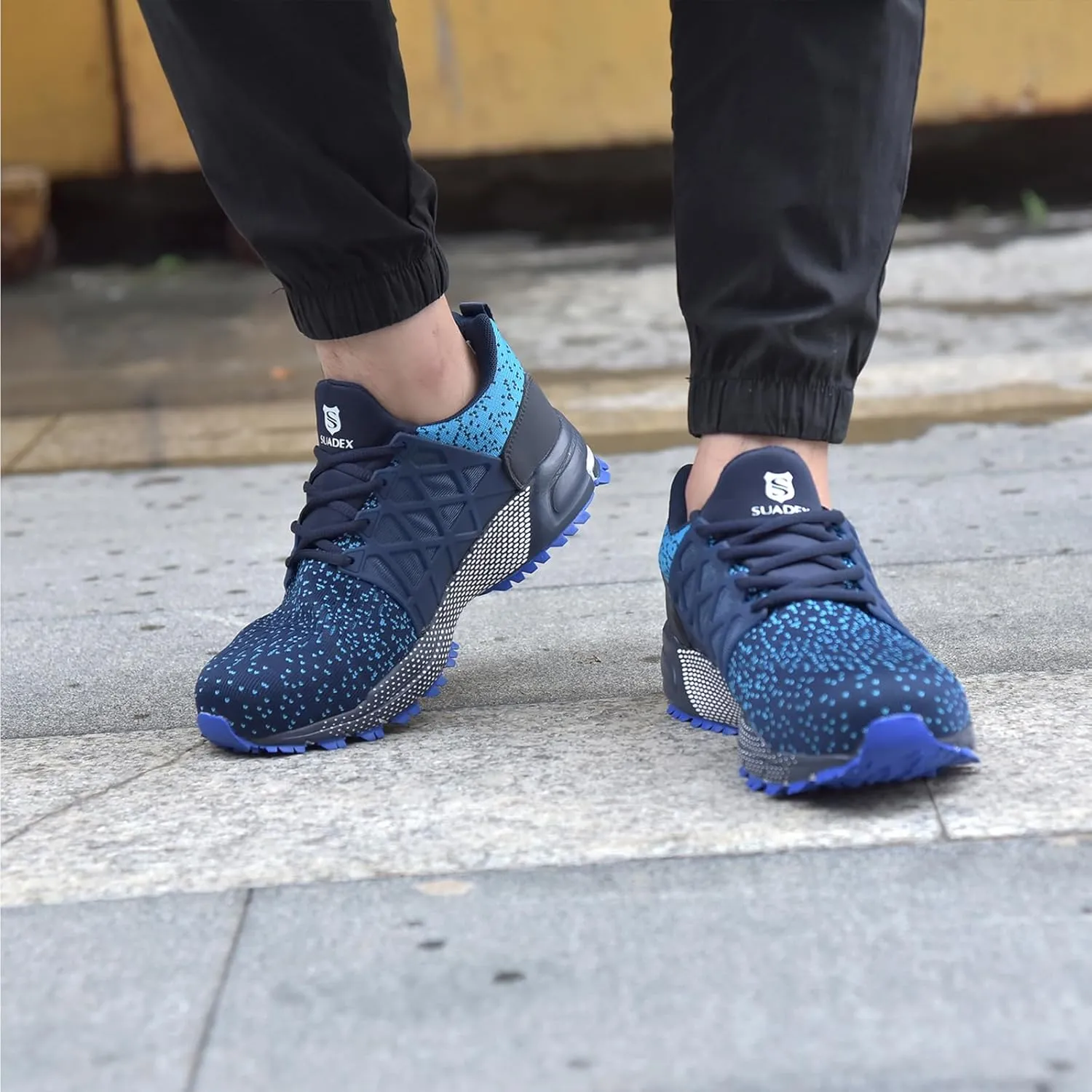 SUADEX Indestructible Steel Toe Shoes Men Women Safety Work Sneakers Comfortable Lightweight