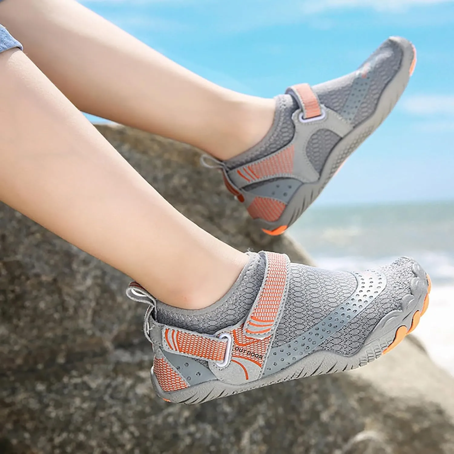 Water Shoes Women Men Barefoot Quick Dry Aqua Beach Swim Pool Surf Yoga Hiking Kayaking Lightweight Non Slip Outdoor Activities