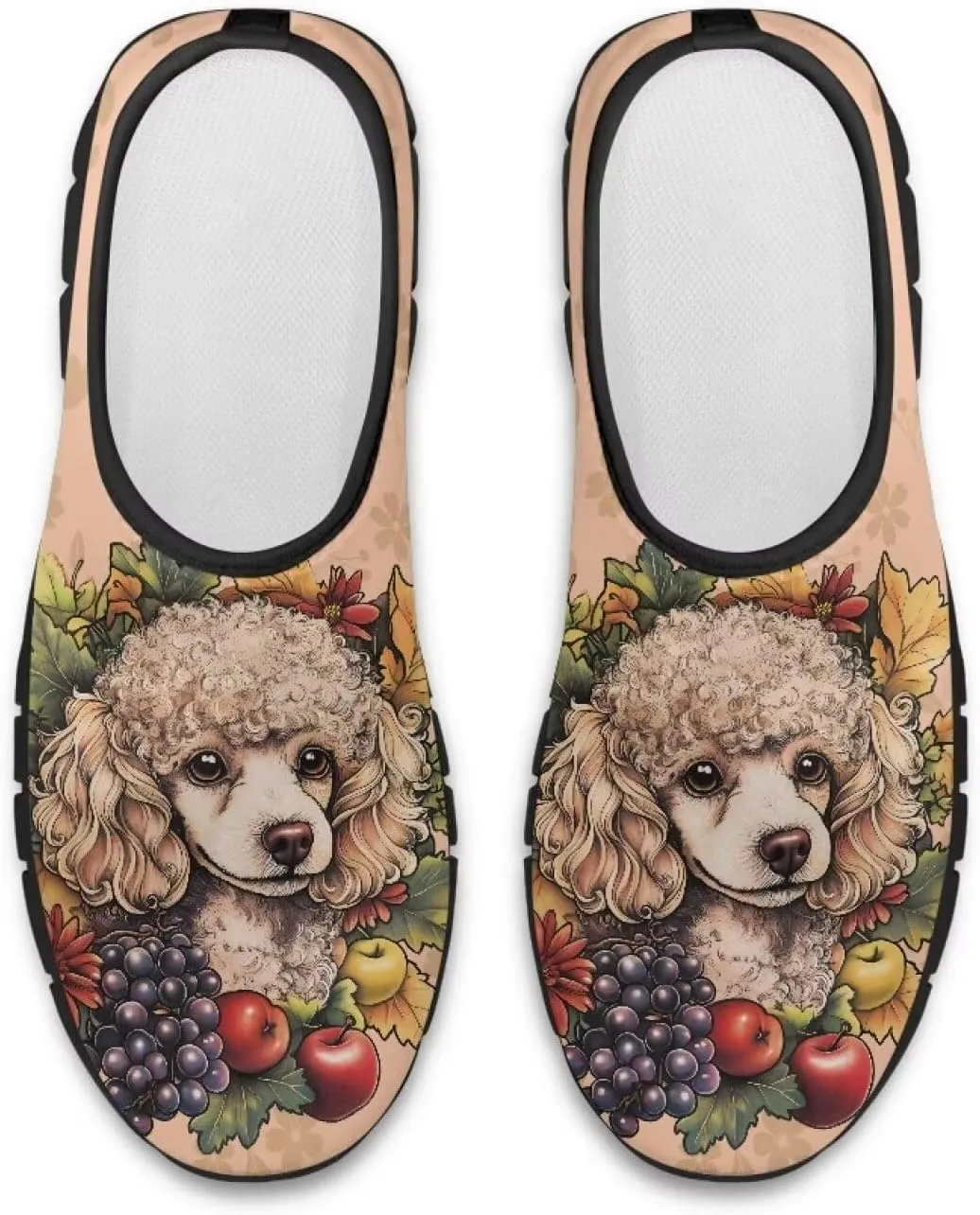 Women's Art Painted Travel Shoes Slip On Casual Mesh Loafers Lightweight Comfort Fashion Outdoor Sneaker for Ladies US Size 5.5-11.5