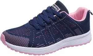 Womens Running Shoes Lightweight Breathable No Slip Mens Tennis Shoes Walking Casual Slip On Shoes Women's Fashion Sneakers Red Tennis Shoe Cross Trainer Shoe