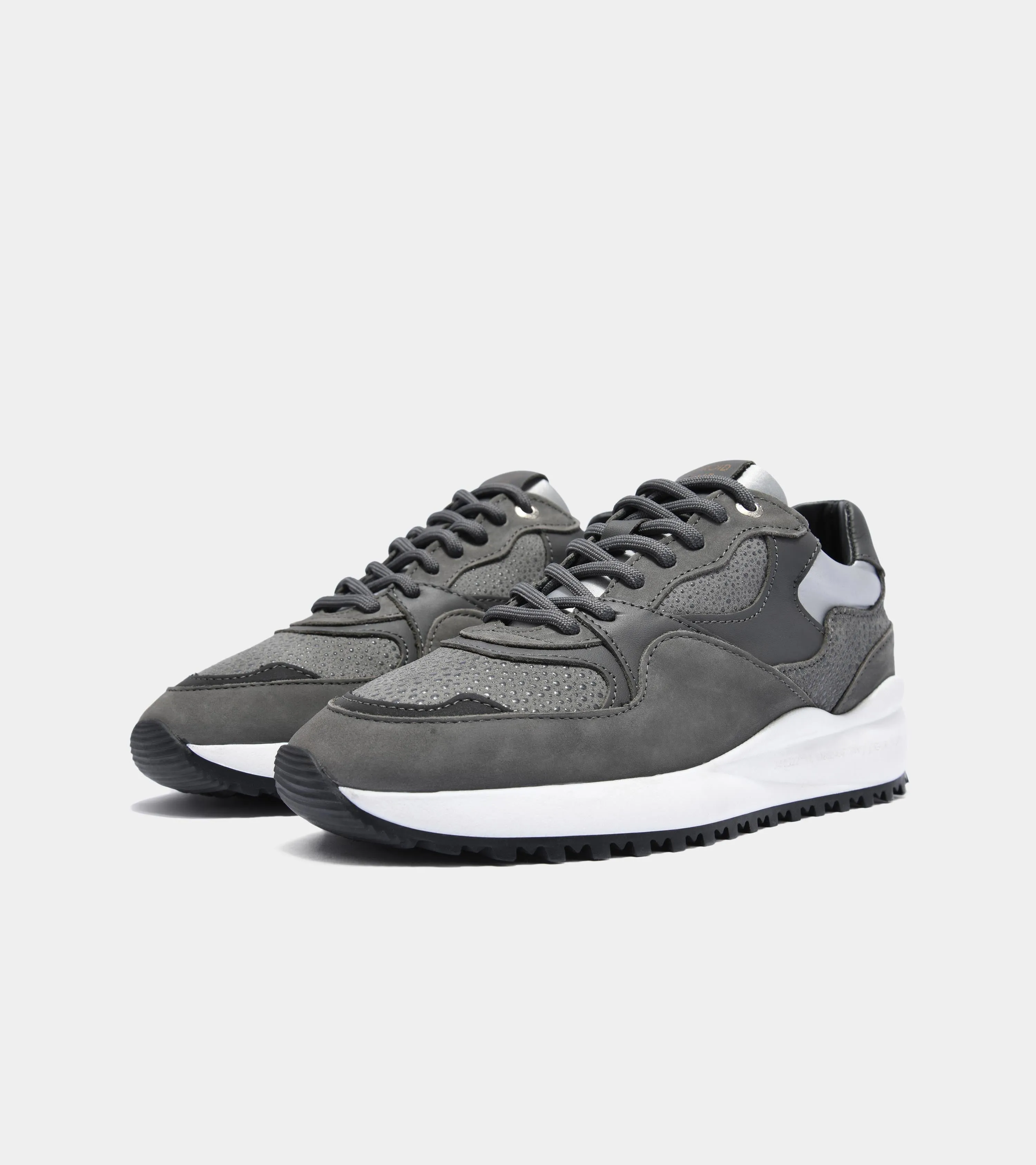 Womens Santa Monica  | Dove Grey Stingray Suede Satin AFP193-04